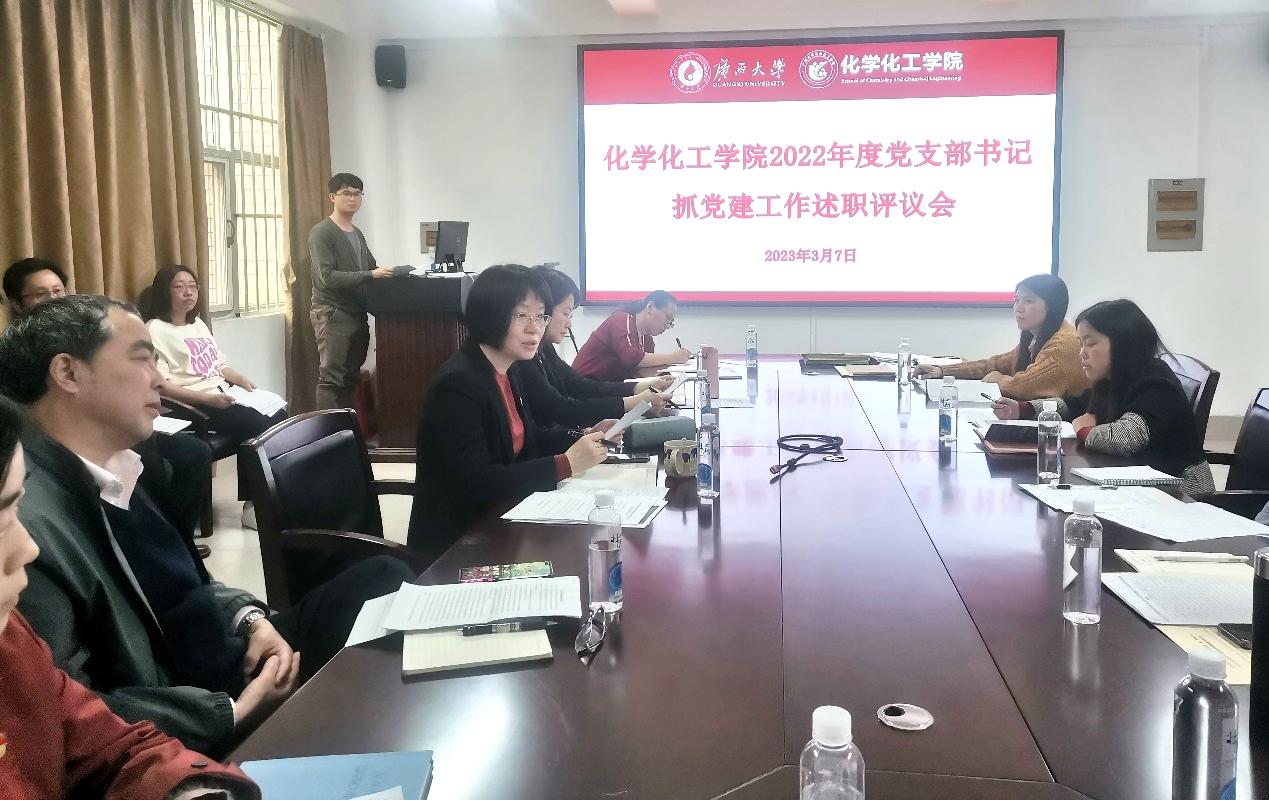 太阳成集团tyc234cc古天乐召开2022年度党支部书记抓党建工作述职评议会